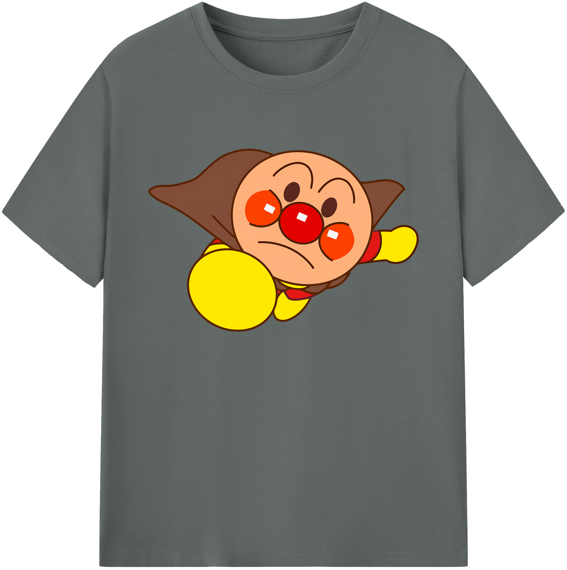 （画像用） アンパンマン Anpanman 綿100％ メンズ半袖Tシャツ｜肌触りやわらか＆通気性
